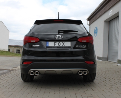 FOX Nerezový výfuk | Koncovky výfuku - Hyundai Santa Fe III (DM), 2.2 CRDi, 2012-0, HY122000-664