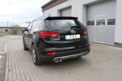 FOX Nerezový výfuk | Koncovky výfuku - Hyundai Santa Fe III (DM), 2.2 CRDi, 2012-0, HY122000-664