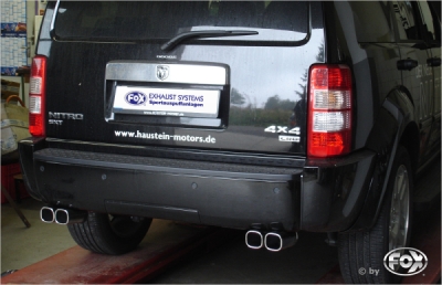 FOX Nerezový výfuk | Zadní trubka - Dodge Nitro , 4.0, 2007-2011, DO010000-652