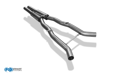 FOX Nerezový výfuk | Přední tlumič - BMW 6-Series (F12/F13/F06), 650i, 2011-0, BM121000-VSD