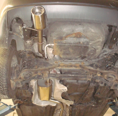 FOX Nerezový výfuk | Zadní tlumič - Ford C-Max (DM2), 2.0, 2003-2007, FO070001-365