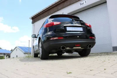 FOX Nerezový výfuk | Zadní tlumič - Infiniti EX, 37, 2010-0, IN020003-409