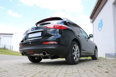 FOX Nerezový výfuk | Zadní tlumič - Infiniti EX, 37, 2010-0, IN020003-409