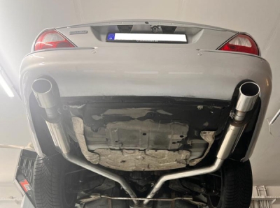Jaguar XJ - X350 koncový tlumič pravý/levý - 115x85 typ 44 FOX JA044003-747