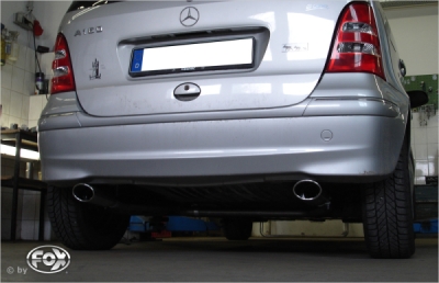 FOX Nerezový výfuk | Koncovky výfuku - Mercedes-Benz A-Class (W168), A190, 1997-2004, MB020020-345