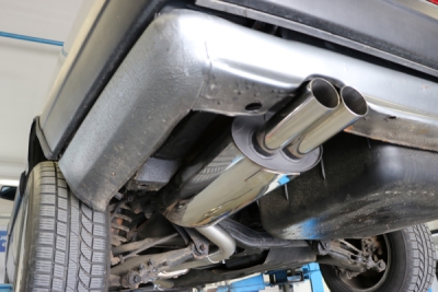 Audi 100 quattro Typ C3 koncový tlumič výfuku - 2x63 Typ 10 FOX AU070042-004