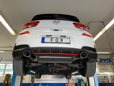 Hyundai i30N Performance Fastback výfuk pro originál FOX HY141030-349