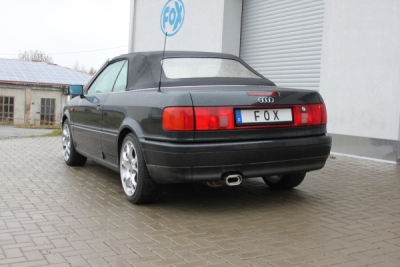 FOX Nerezový výfuk | Zadní tlumič - Audi 80 (B4), 2.3E, 1991-1995, AU011122-593