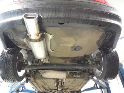 FOX Nerezový výfuk | Zadní tlumič - Audi 80 (B4), 2.3E, 1991-1995, AU011122-593