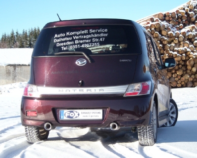 FOX Nerezový výfuk | Zadní tlumič - Daihatsu Materia (M4), 1.5, 2006-2010, DA020015-071