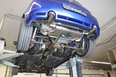 Výstupní tlumič výfuku VW Golf IV R32 pravý/levý - 1x100 typ 2 FOX VW053175-273