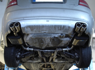 FOX Nerezový výfuk | Zadní tlumič - Audi A6 (4F), 3.2 FSi, 2004-2011, AU072023-148