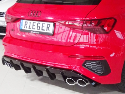 Rieger Heckeinsatz Audi A3 GY Sportback ABS Glänzend FOX RIE00088289