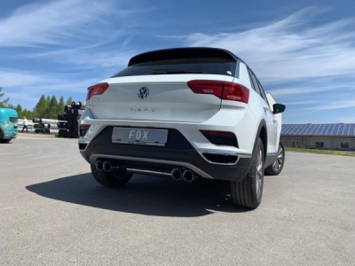 VW T-Roc - Frontantrieb koncový tlumič pravý/levý - 2x90 typ FOX VW250005-292