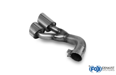 Výfuk VW Amarok 4x4 přímo na vozidle - typ 2x115x85 FOX VW210050-462