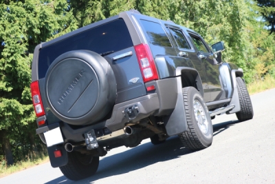 FOX Nerezový výfuk | Zadní tlumič - Hummer H3 5,3, 5.3i, 2005-2010, HU011015-295