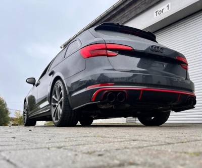 Audi S4/ S5 - B9 Koncový tlumič výfuku pravý/levý, střední tlumič výfuku a FOX AU121034-294S-HA