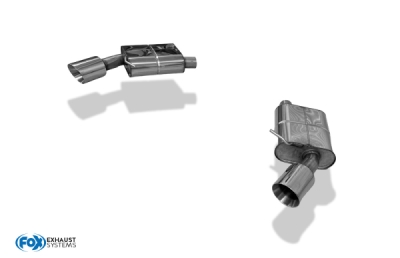 Audi A4 B9 - 2WD Koncový tlumič výfuku pravý/levý - 1x114 typ 25 r FOX AU121043-295
