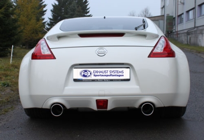 FOX Nerezový výfuk | Zadní tlumič - Nissan 370 Z (Z34), 3.7, 2009-0, NI181005-073
