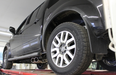 FOX Nerezový výfuk | Zadní tlumič - Nissan Navara (D40), 3.0 dCi, 2005-0, NI230001-132