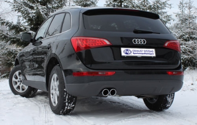 FOX Nerezový výfuk | Zadní tlumič - Audi Q5 (8R) , 2.0 TDi, 2008-0, AU130002-132