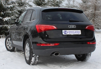 FOX Nerezový výfuk | Zadní tlumič - Audi Q5 (8R) , 2.0 TDi, 2008-0, AU130002-351