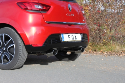 FOX Nerezový výfuk | Zadní tlumič - Renault Clio IV, 1.5 dCi 90, 2012-0, RE073001-347