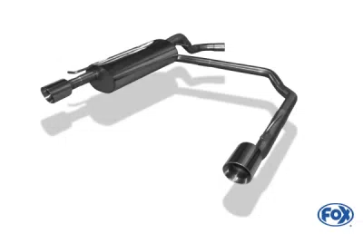 FOX Nerezový výfuk | Zadní tlumič - Volkswagen Golf IV, 2.3 V5, 1997-2006, VW053093-291