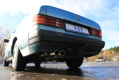 Mercedes 190 W201 koncový tlumič - 2x76 typ 16 FOX MB010002-128
