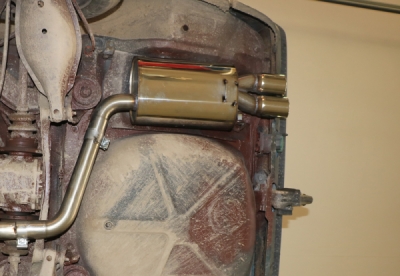 Mercedes 190 W201 koncový tlumič - 2x76 typ 16 FOX MB010002-128