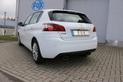 Peugeot 308 II koncový tlumič výfuku pravý/levý - 145x65 typ 59 ri FOX PE032023-671