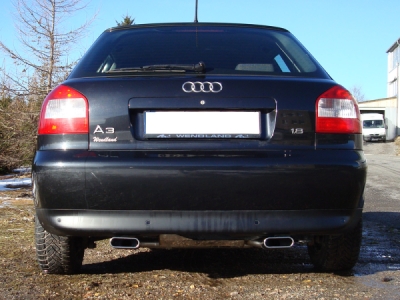 FOX Nerezový výfuk | Zadní tlumič - Audi A3 (8L), 1.9 TDi, 1996-2002, AU050115-581