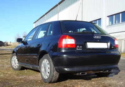 FOX Nerezový výfuk | Zadní tlumič - Audi A3 (8L), 1.9 TDi, 1996-2002, AU050115-581