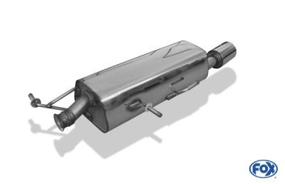 FOX Nerezový výfuk | Zadní tlumič - Peugeot 307 CC, 1.6 16V, 1993-2002, PE031061-073