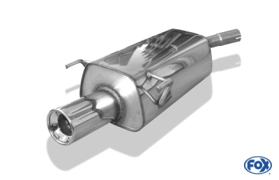 FOX Nerezový výfuk | Zadní tlumič - Opel Corsa C, 1.8, 2000-2006, OP032001-071