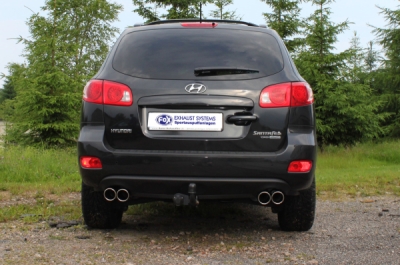 FOX Nerezový výfuk | Zadní tlumič - Hyundai Santa Fe II (CM), 2.2 CRDi, 2006-2012, HY121004-132