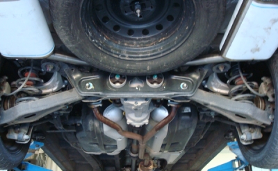 FOX Nerezový výfuk | Zadní tlumič - Hyundai Santa Fe II (CM), 2.2 CRDi, 2006-2012, HY121004-132