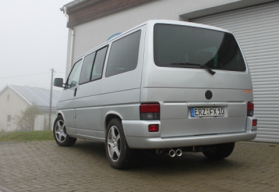 FOX Nerezový výfuk | Zadní tlumič - Volkswagen Transporter T4 (70/7D), 2.8 VR6, 1990-2003, VW130042-070