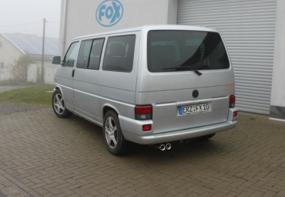 FOX Nerezový výfuk | Zadní tlumič - Volkswagen Transporter T4 (70/7D), 2.8 VR6, 1990-2003, VW130042-070