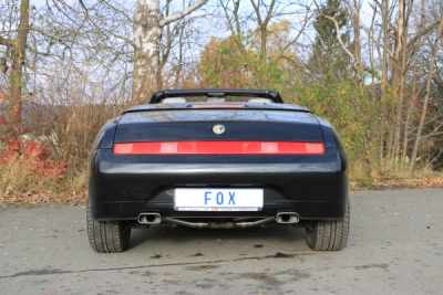 Alfa Romeo GTV výfukové potrubí pravé/levé - 145x65 typ 59 pravé/ FOX AL091000-671