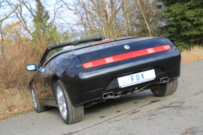 Alfa Romeo GTV výfukové potrubí pravé/levé - 145x65 typ 59 pravé/ FOX AL091000-671