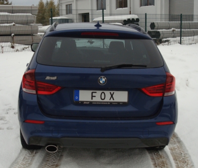 FOX Nerezový výfuk | Zadní tlumič - BMW X1 (E84), xDrive23d, 2009-0, BM150001-347
