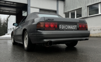 Mazda RX7 - FC Závěrečný tlumič výfuku levý JDM Style - 1x114 typ 10 FOX MA100011-015C