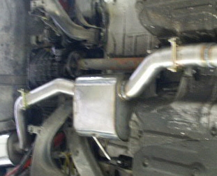 FOX Nerezový výfuk | Přední tlumič - Opel Omega B, 3.0 V6, 1994-2003, OP061010-VSD