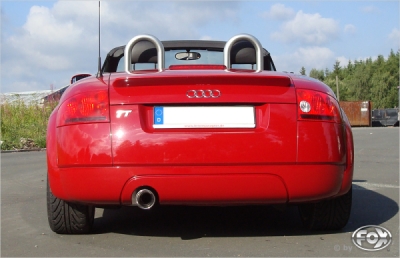 FOX Nerezový výfuk | Zadní tlumič - Audi TT (8N), 1.8T, 1998-2006, AU090021-073