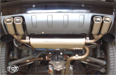 FOX Nerezový výfuk | Zadní tlumič - Hyundai Tucson (JM), 2.7, 2004-2010, HY150005-664