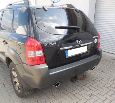 FOX Nerezový výfuk | Zadní tlumič - Hyundai Tucson (JM), 2.0, 2004-2010, HY150015-347
