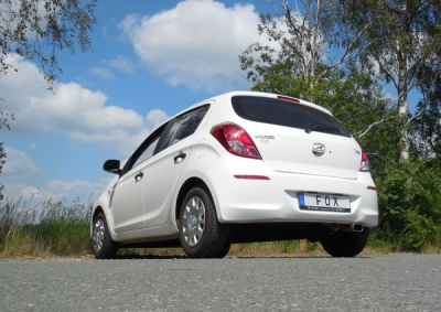 FOX Nerezový výfuk | Zadní tlumič - Hyundai i20 (PB) , 1.2, 2008-2014, HY180001-671