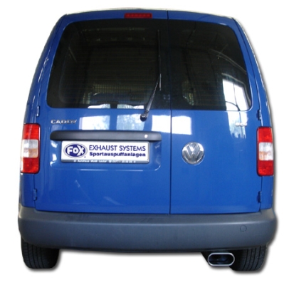 FOX Nerezový výfuk | Zadní tlumič - Volkswagen Caddy III (2K), 2.0 SDi, 2004-0, VW172051-597