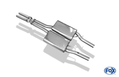 FOX Nerezový výfuk | Přední tlumič - Chrysler 300 C, 5.7, 2004-2010, CR100010-VSD